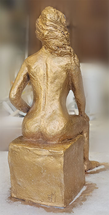 Cours de sculpture modelage La Rochelle Périgny - patine