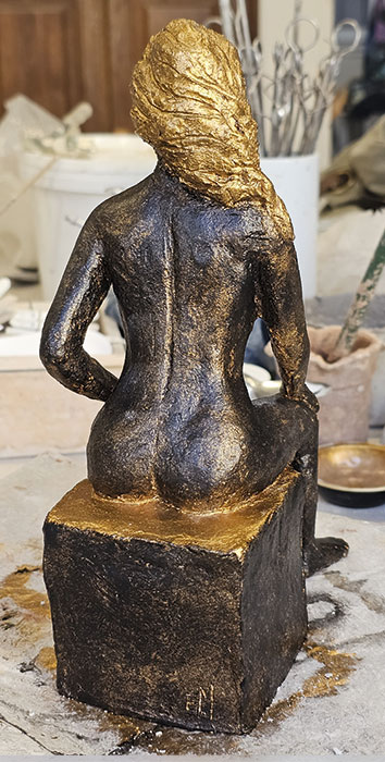 Cours de sculpture modelage La Rochelle Périgny - patine